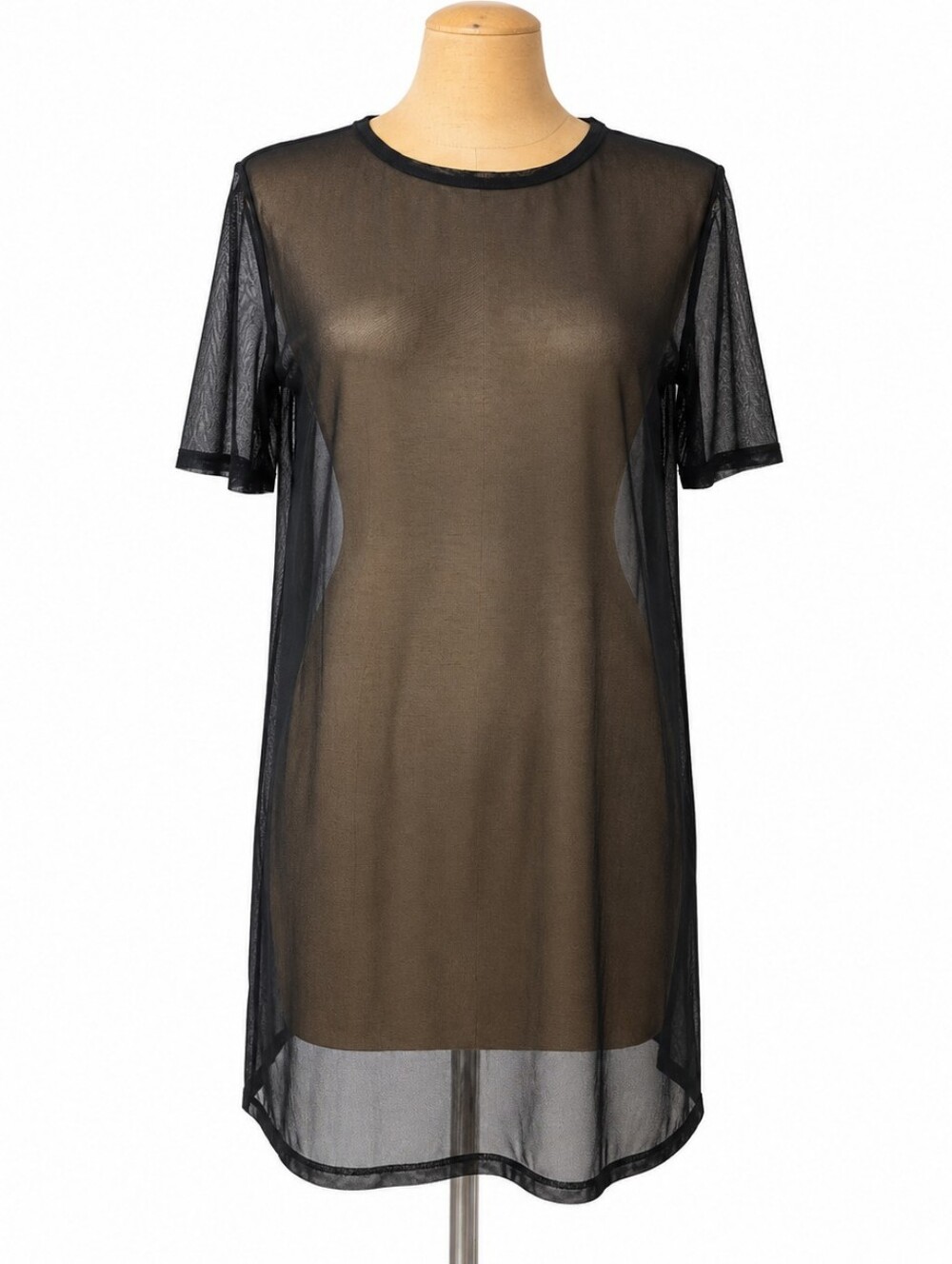 Black Sheer Mesh Cover Up Dress – Swimwear & Party - Picture 2 of 6